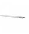 Vattentät LED-armatur 150cm - 45W genomkopplingsbar verkstadslampa (IP65)