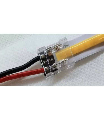 Flexibel DC-kontakt Hona - Till COB LED strips (8 mm), 12V / 24V