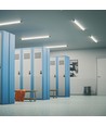Vattentät LED-armatur 150cm - 45W genomkopplingsbar verkstadslampa (IP65)