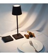 LED bordslampa med trådös laddning - Svart, IP54 Inomhus/utomhus, touchdimbar