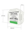 Wifi inbyggningsdimmer - 2x 100W LED dimmer, korsomkoppling, till inbyggning