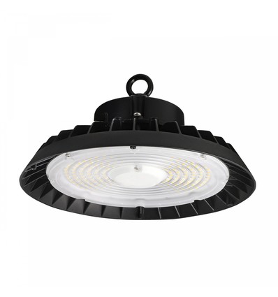 PLATEO 4 HIGH BAY 200W - Neutralvit, 230V, 90°, IP65, IK09, 280x145mm, Svart, 0-10V.