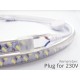 Outlet: 5 m. vattentät LED strip (Type Y) - 230V, IP67, 120 LED, 10W/m