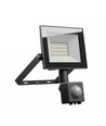 20W strålkastare - IP44, svart, PIR-sensor
