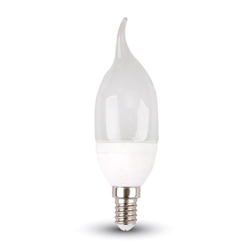 4W kronljuslampa E14 - Lampa med twist, 4000K