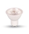 7W GU10 - LED plast spotlight, lins, 6000K, 38D, dimbar