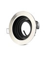 GU10 - lampa, runda, satin nickel