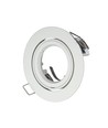 MR16/GU10 Downlight-kit - Utan ljuskälla, vit, hål: Ø8,5 cm, mått: Ø9,5 cm