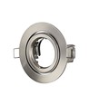 GU10 lampa - rund, satin nickel