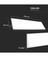 45W LED-paneler - 1200x300mm, 6400K