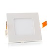 V-Tac 12x12cm, 6W LED inbyggnadspanel - Hål: 11x11 cm, Mått: 12x12 cm, 230V