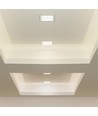 V-Tac 12x12cm, 6W LED inbyggnadspanel - Hål: 11x11 cm, Mått: 12x12 cm, 230V