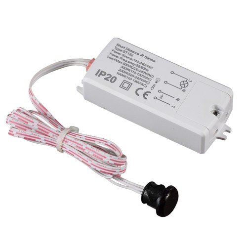 230V Handsensor för skåp - 5-6cm sensoravstånd, PIR, max: 200W LED