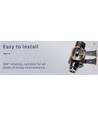 35W gobo projektor till logo / text - IP65, inkl. lins i egen design