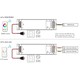 LEDlife rWave 150W dimbar strömförsyning - 24V DC, 6,25A, RF, push-dim, 4 kanaler