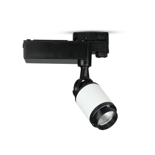 10W LED Skenspot - 6000K, svart/vitt hus