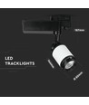 25W LED Skenspot 6000K - Svart/Vitt Hus