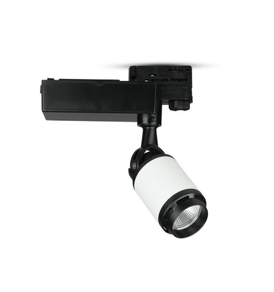 35W LED Skenspot - 6000K, Svart/Vit Hus