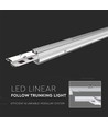 50W LED Linjärt Följsystem 4000K Dubbel Asymmetrisk Lins (160lm/W)-Dimbar.