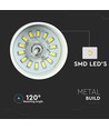 7W LED Pendel - Akryl, Vit Lampskärm, 4000K