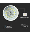 7W LED Pendellampa - Akryl, Vit Lampskärm 4000K