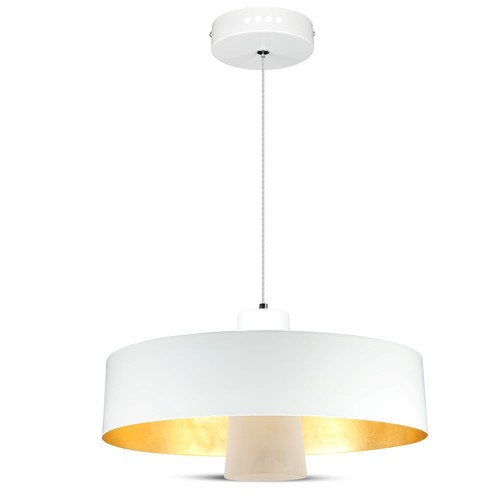 7W LED Pendellampa - Akryl, Vit Lampskärm, 4000K