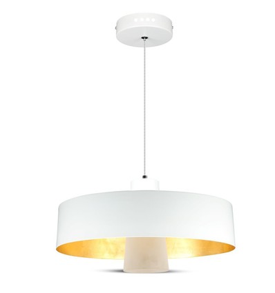 7W LED Pendellampa - Akryl, Vit Lampskärm, 4000K