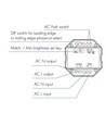 LEDlife rWave inbyggingsdimmer - Tuya Smart/Smart Life, RF, 200W LED dimmer, till inbyggning