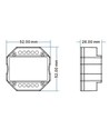 LEDlife rWave inbyggingsdimmer - Tuya Smart/Smart Life, RF, 200W LED dimmer, till inbyggning