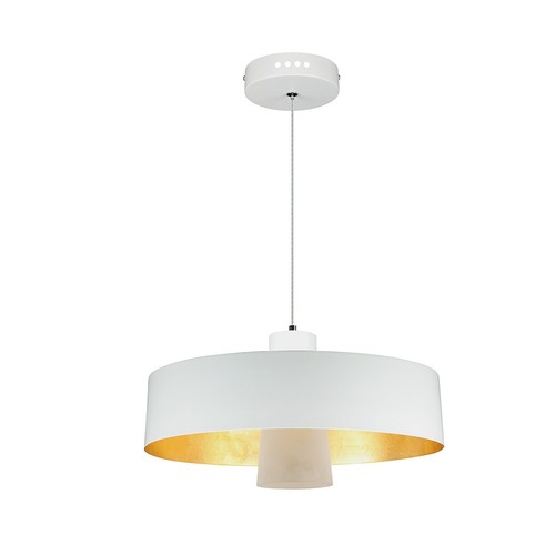 7W LED Pendellampa - Akryl, Vit Lampskärm, 3000K