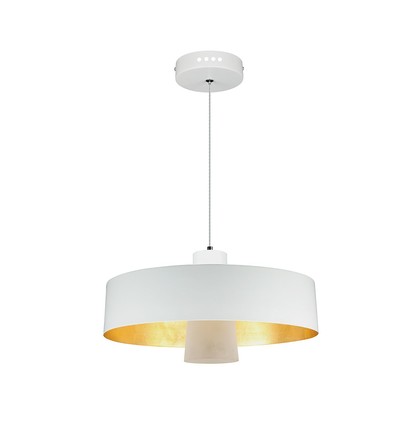 7W LED Pendellampa - Akryl, Vit Lampskärm, 3000K