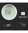 7W LED Pendellampa - Akryl, Vit Lampskärm, 3000K