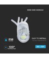 0,24W Röd vattentät LED-modul - 12V DC, IP68, Perfekt för inomhus- och utomhusprojekt