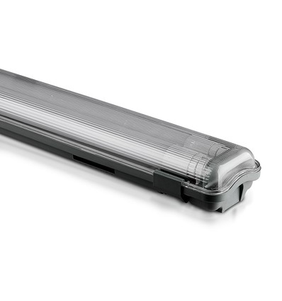 150cm 44W T8 vattentät komplett LED-armatur - IP65, 6400K, 2x22W, kallvit