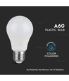 9W A60 E27 - Plastlampa, CCT 3 i 1, 2st