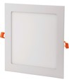 18W LED downlight - Hål: 20,1 x 20,1 cm, Mål: 22 x 22 cm, 230V