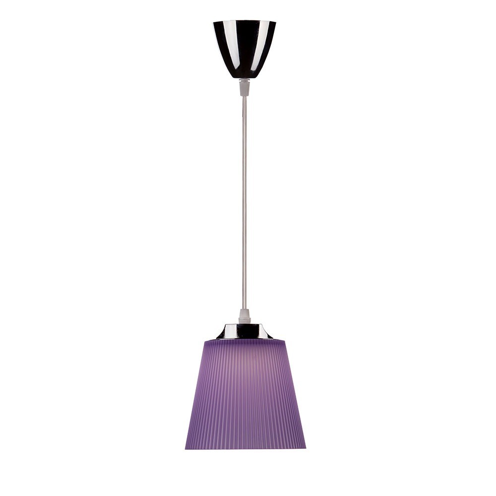 7w Taklampa Led 4000k Krom Hus Lila Skarm Kulör : Neutral