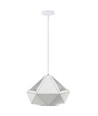 Pastell Prism Pendant Lampa E27 - Vit, Ø310*180mm