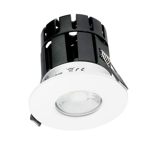 Smart brandsäker downlight 10W CCT (3i1) IP65, dimbar via app