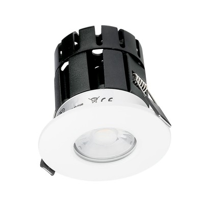 Smart brandsäker downlight 10W CCT (3i1) IP65, dimbar via app