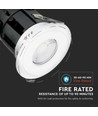 Smart brandsäker downlight 10W CCT (3i1) IP65, dimbar via app