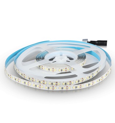 12W/m LED Stripljus - Samsung Chip, 6500K, IP20, 5m/rulle