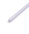 Monteringssats med diffusor för LED-strip - nedsänkt 2000x52,1x13,3mm, silver