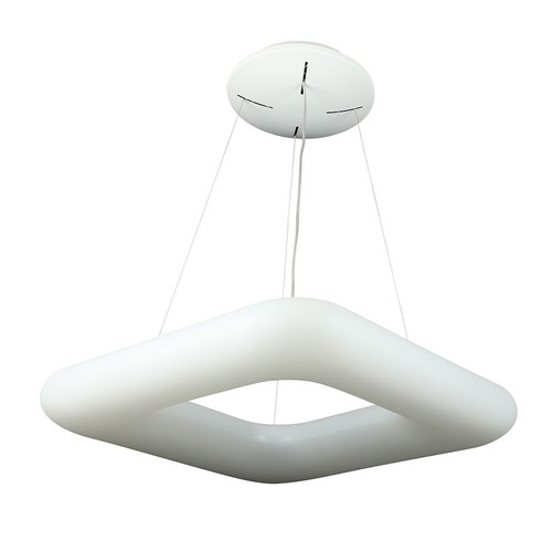 42W LED Designer Pendel - Fyrkantig, CCT: 3i1, Dimbar, Vit