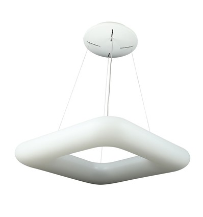 42W LED Designer Pendel - Fyrkantig, CCT: 3i1, Dimbar, Vit