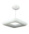 42W LED Designer Pendel - Fyrkantig, CCT: 3i1, Dimbar, Vit