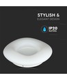 22W Rund LED Designer Pendel - (CCT:3i1) Ø300*H80, Dimbar-Vit