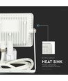 20W LED strålkastare med sensor - Samsung LED chip, vit, IP65, varmvit