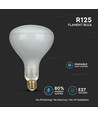 8W R125 LED Koltrådsglödlampa E27, 4000K Dimbar