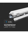 150cm 22W vattentät LED armatur - IP65, 6400K, inkl. LED rör